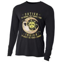 Sativa To Change The Things I Can Indica Accept The Things Cooling Performance Long Sleeve Crew