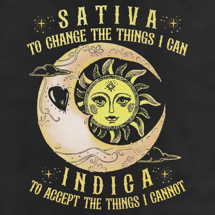 Sativa To Change The Things I Can Indica Accept The Things 25L Jumbo Tote