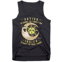 Sativa To Change The Things I Can Indica Accept The Things Tank Top