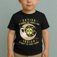 Sativa To Change The Things I Can Indica Accept The Things Toddler T-Shirt