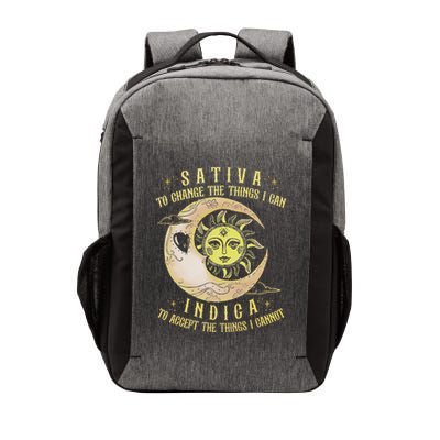 Sativa To Change The Things I Can Indica Accept The Things Vector Backpack