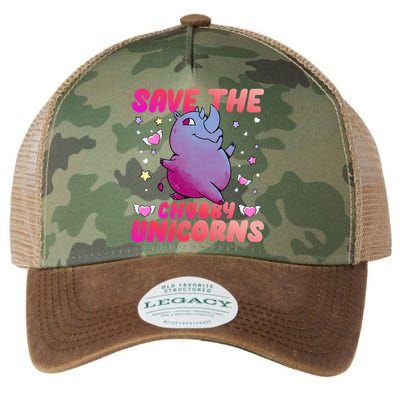 Save The Chubby Unicorn Gift Legacy Tie Dye Trucker Hat