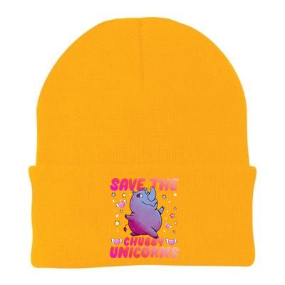 Save The Chubby Unicorn Gift Knit Cap Winter Beanie