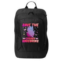 Save The Chubby Unicorn Gift City Backpack