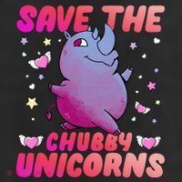 Save The Chubby Unicorn Gift 25L Jumbo Tote