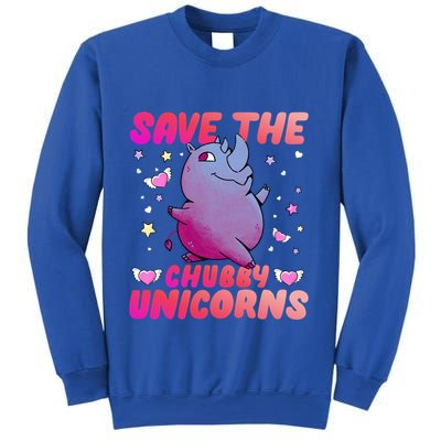 Save The Chubby Unicorn Gift Sweatshirt