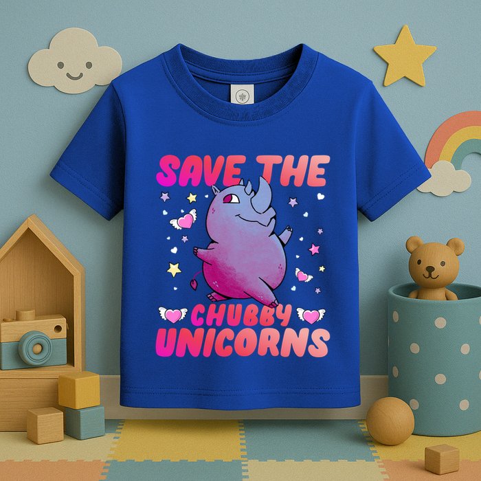 Save The Chubby Unicorn Gift Toddler T-Shirt