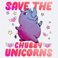 Save The Chubby Unicorn Gift Garment-Dyed Sweatshirt