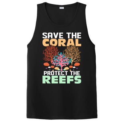 Save The Coral Protect The Reefs Scientist Marine Biology Gift PosiCharge Competitor Tank