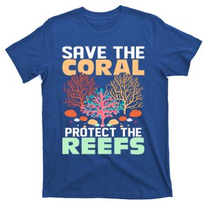 Save The Coral Protect The Reefs Scientist Marine Biology Gift T-Shirt