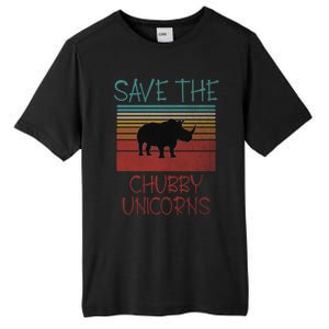 Save The Chubby Unicorns Meaningful Gift Tall Fusion ChromaSoft Performance T-Shirt