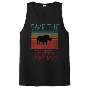 Save The Chubby Unicorns Meaningful Gift PosiCharge Competitor Tank