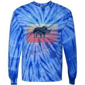 Save The Chubby Unicorns Meaningful Gift Tie-Dye Long Sleeve Shirt