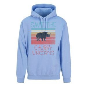 Save The Chubby Unicorns Meaningful Gift Unisex Surf Hoodie