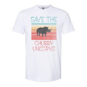 Save The Chubby Unicorns Meaningful Gift Softstyle CVC T-Shirt