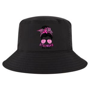 Stronger Than Cancer Gift Breast Cancer Awareness Support Gift Cool Comfort Performance Bucket Hat