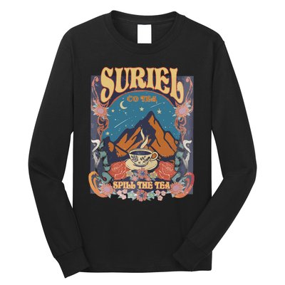 Suriel Tea Co Acotar Tea Sweater Bookish Sweat Sjm Long Sleeve Shirt