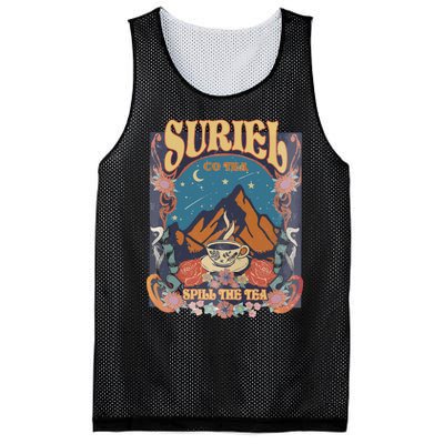 Suriel Tea Co Acotar Tea Sweater Bookish Sweat Sjm Mesh Reversible Basketball Jersey Tank