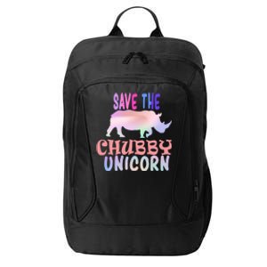 Save The Chubby Unicorn Gift City Backpack