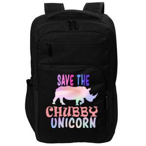 Save The Chubby Unicorn Gift Impact Tech Backpack