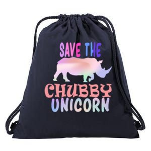 Save The Chubby Unicorn Gift Drawstring Bag