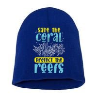 Save The Coral Reef Biologist Microbiologist Biology Gift Short Acrylic Beanie