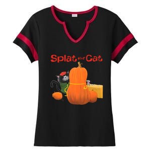 Splat The Cat Halloween Costume Ladies Halftime Notch Neck Tee