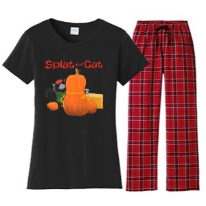 Splat The Cat Halloween Costume Women's Flannel Pajama Set