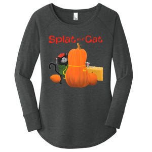 Splat The Cat Halloween Costume Women's Perfect Tri Tunic Long Sleeve Shirt