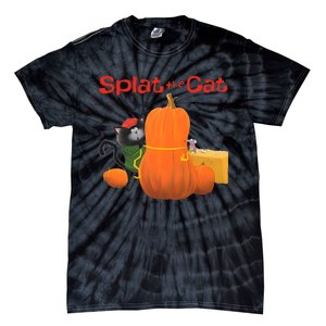 Splat The Cat Halloween Costume Tie-Dye T-Shirt