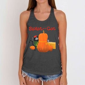 Splat The Cat Halloween Costume Women's Knotted Racerback Tank