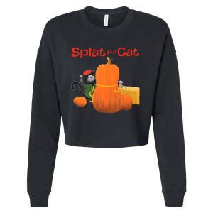 Splat The Cat Halloween Costume Cropped Pullover Crew