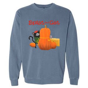 Splat The Cat Halloween Costume Garment-Dyed Sweatshirt