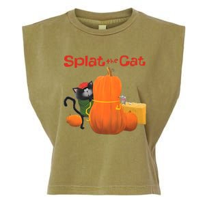 Splat The Cat Halloween Costume Garment-Dyed Women's Muscle Tee