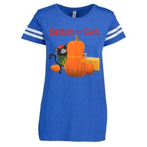 Splat The Cat Halloween Costume Enza Ladies Jersey Football T-Shirt