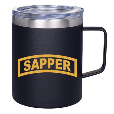 Sapper Tab Combat Engineer 12oz Stainless Steel Coffee Mug
