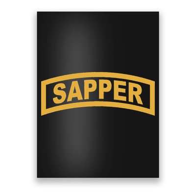 Sapper Tab Combat Engineer Poster