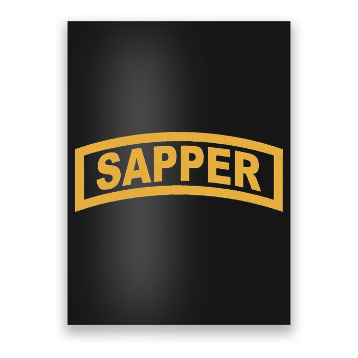 Sapper Tab Combat Engineer Poster