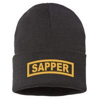 Sapper Tab Combat Engineer Sustainable Knit Beanie