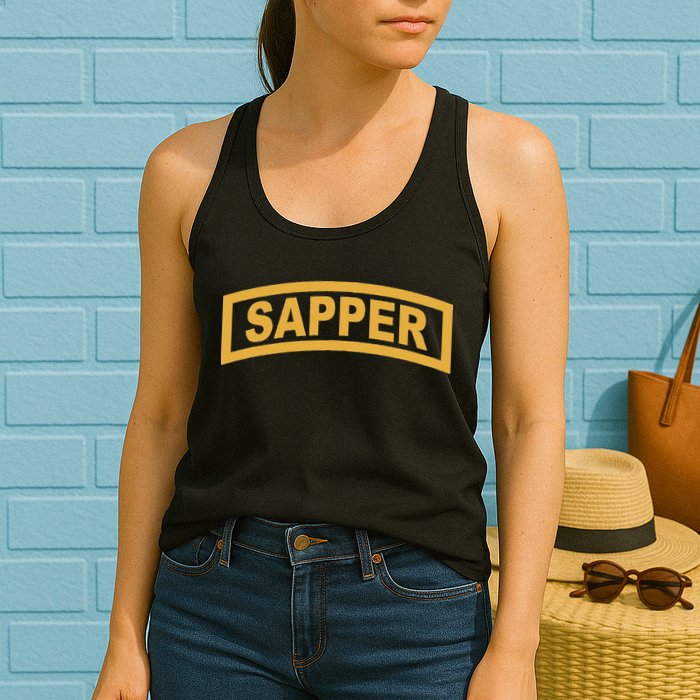 Sapper Tab Combat Engineer Womens Tank Top