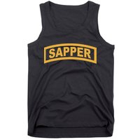 Sapper Tab Combat Engineer Tank Top
