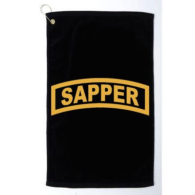 Sapper Tab Combat Engineer Golf Towel