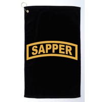 Sapper Tab Combat Engineer Golf Towel