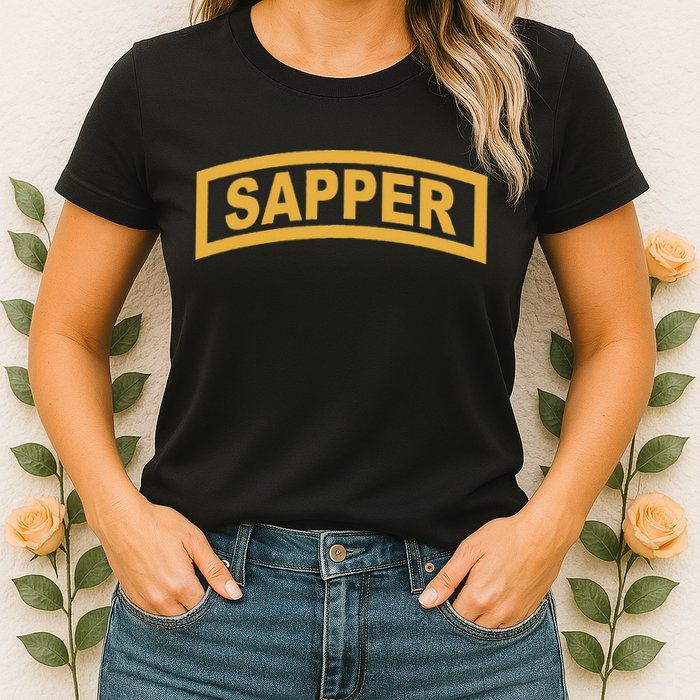 Sapper Tab Combat Engineer Womens T-Shirt
