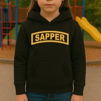 Sapper Tab Combat Engineer Kids Hoodie