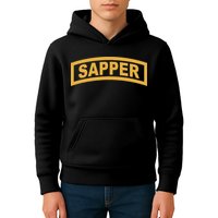 Sapper Tab Combat Engineer Kids Hoodie
