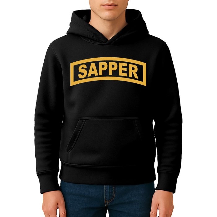 Sapper Tab Combat Engineer Kids Hoodie
