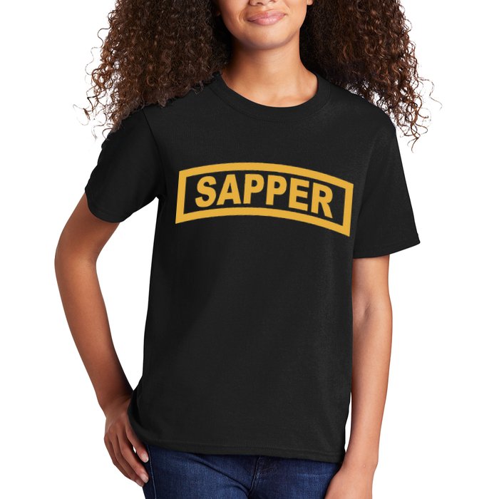 Sapper Tab Combat Engineer Kids T-Shirt