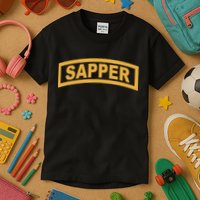 Sapper Tab Combat Engineer Kids T-Shirt