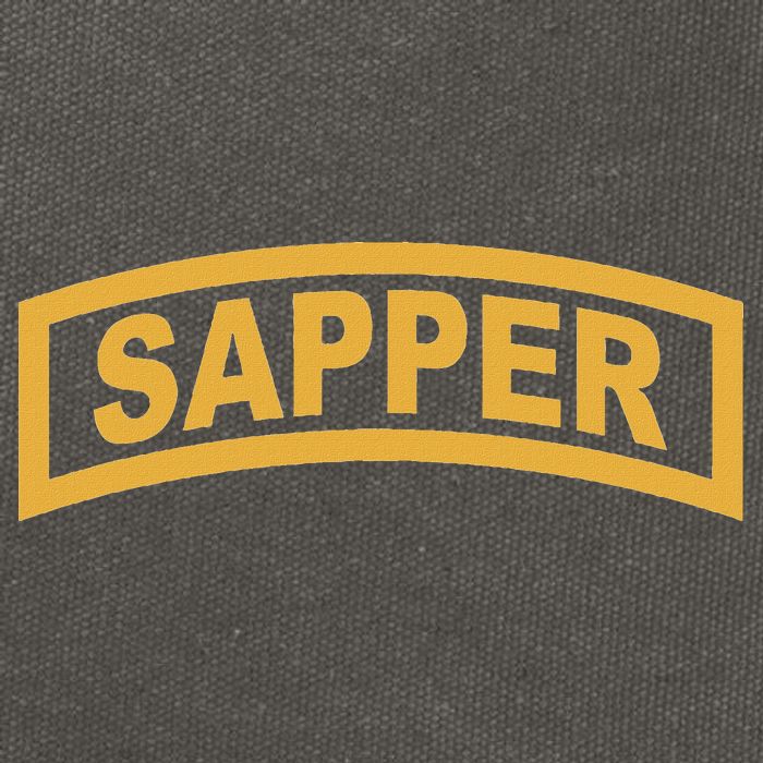Sapper Tab Combat Engineer Cotton Canvas Backpack
